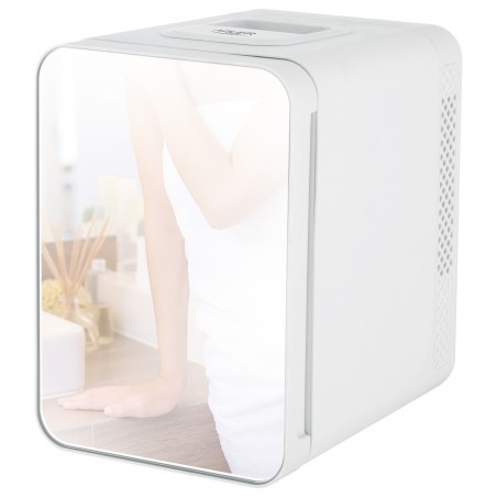 Adler Mini refrigerator with mirror AD 8085 Free standing Larder Height 27 cm Fridge net capacity 4 L White