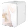 Adler Mini refrigerator with mirror AD 8085 Free standing Larder Height 27 cm Fridge net capacity 4 L White