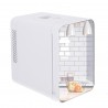 Adler Mini refrigerator with mirror AD 8085 Free standing Larder Height 27 cm Fridge net capacity 4 L White