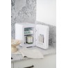 Adler Mini refrigerator with mirror AD 8085 Free standing Larder Height 27 cm Fridge net capacity 4 L White