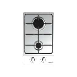 CATA Hob GI 3002 X Gas Number of burners/cooking zones 2 Rotary knobs Stainless steel