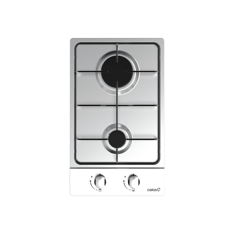 CATA Hob GI 3002 X Gas Number of burners/cooking zones 2 Rotary knobs Stainless steel