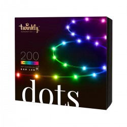 Twinkly Dots Smart LED Lights 60 RGB (Multicolor), USB Powered, 3m, Transparent Twinkly Dots Smart LED Lights 60 RGB (Multicolor