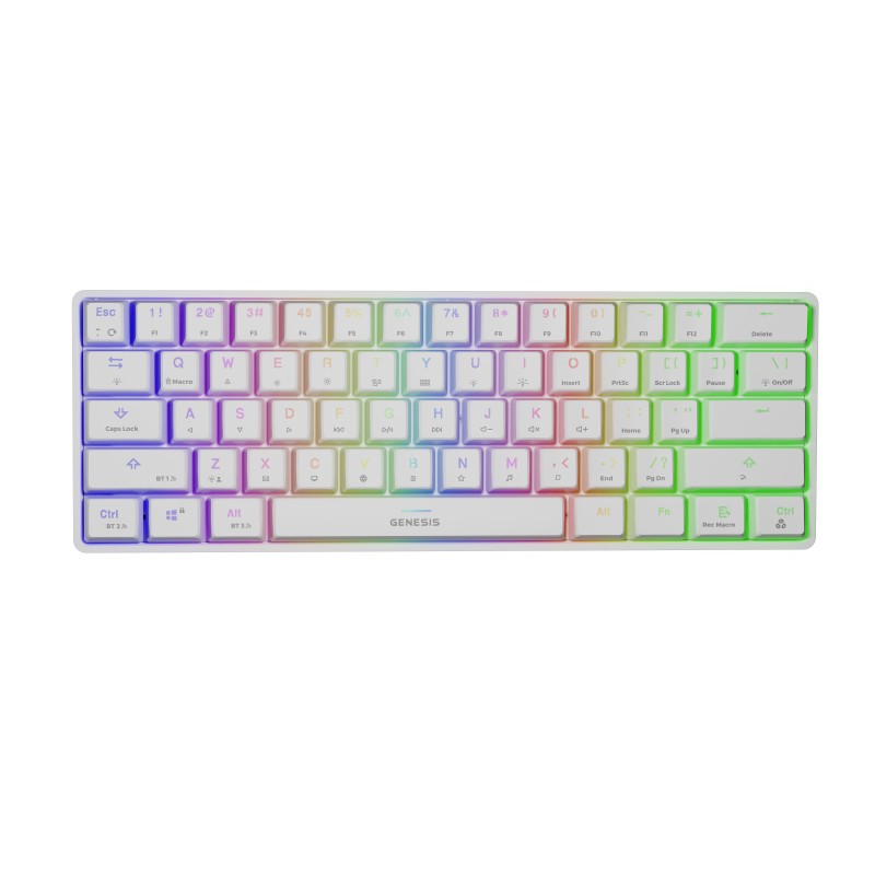 Genesis THOR 660 RGB Mechanical Gaming Keyboard Ultra-fast response time Dual connectivity mode Choose your favourite RGB lighti