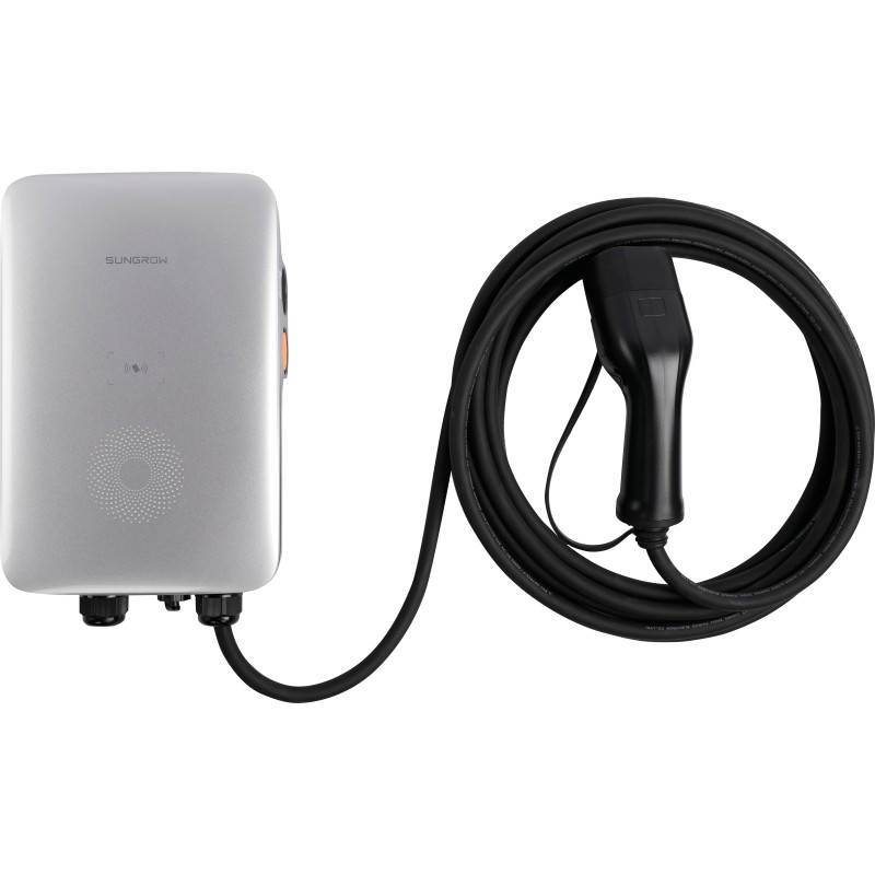 SUNGROW AC011E-01 11kW AC Charger for Electric Vehicles 7 m White/Black SUNGROW AC011E-01 11kW AC Charger for Electric Vehicles 7 m White/Black