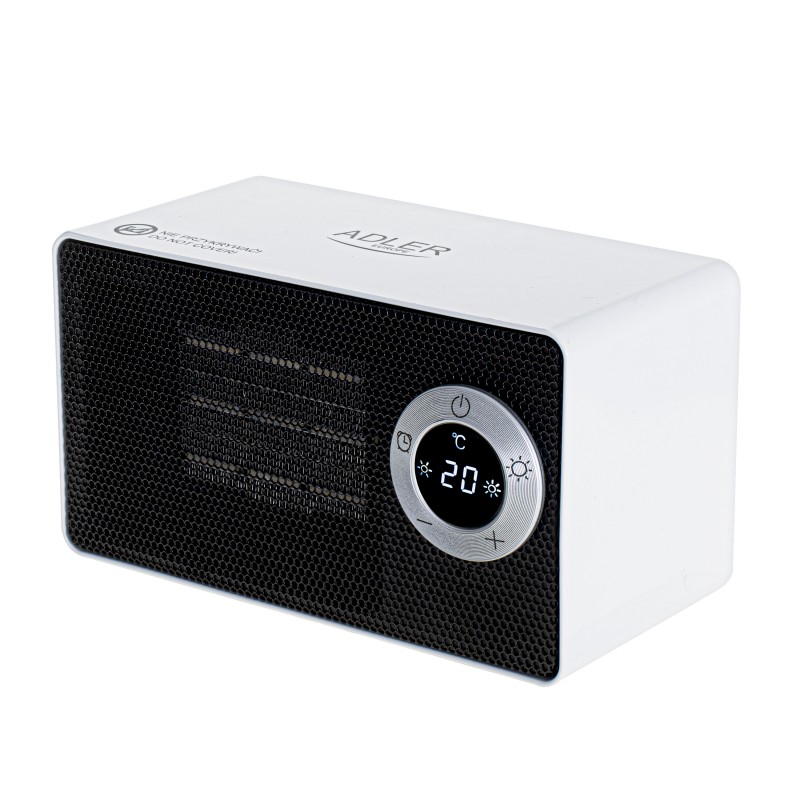 Adler AD 7746 Ceramic fan heater 1000 W Number of power levels 2 White Adler AD 7746 Ceramic fan heater 1000 W Number of power levels 2 White