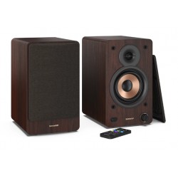 Sharp CP-SS30 Bookshelf Speakers, Brown Sharp Speakers CP-SS30(BR) Bookshelf 60 W Wireless connection Brown Bluetooth
