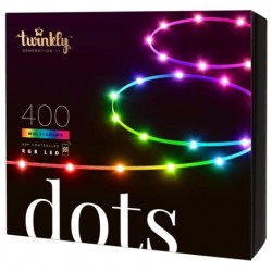 Twinkly Dots Smart LED Lights 400 RGB (Multicolor), 20m, Transparent wire Twinkly Dots Smart LED Lights 400 RGB (Multicolor), 20
