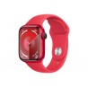 Apple Watch Series 9 GPS + Cellular 41mm (PRODUCT)RED Aluminium Case with (PRODUCT)RED Sport Band - S/M Apple