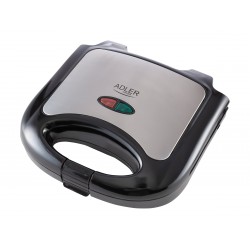 Adler | AD 3015 | Sandwich maker | 750 W | Number of plates 1 | Number of pastry 2 | Black
