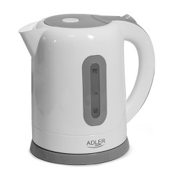 Adler | Kettles | AD 1234 | Standard kettle | 2200 W | 1.7 L | Plastic | 360 rotational base | White