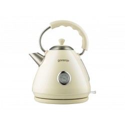 Gorenje | K17CLI | Standard | 2200 W | 1.7 L | Plastic/ metal | 360 rotational base | Cream