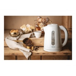 Camry | Kettle | CR 1254 | Standard | 2200 W | 1.7 L | Plastic | 360 rotational base | White