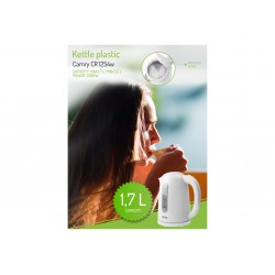 Camry | Kettle | CR 1254 | Standard | 2200 W | 1.7 L | Plastic | 360 rotational base | White