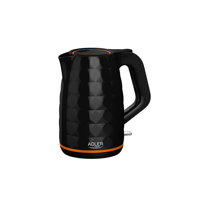 Adler | Kettle | AD 1277 | Standard | 2200 W | 1.7 L | Plastic | 360 rotational base | Black Adler | Kettle | AD 1277 | Standard | 2200 W | 1.7 L | Plastic | 360 rotational base | Black