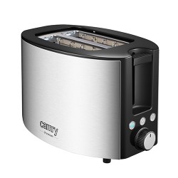 Camry | CR 3215 | Toaster | Power 1000 W | Number of slots 2 | Housing material Stainless steel | Black/Stainless steel