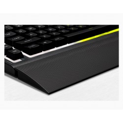 Corsair | Rubber Dome | K55 RGB PRO | Gaming keyboard | Gaming Keyboard | RGB LED light | US | Wired | Black