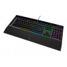 Corsair | Rubber Dome | K55 RGB PRO | Gaming keyboard | Gaming Keyboard | RGB LED light | US | Wired | Black