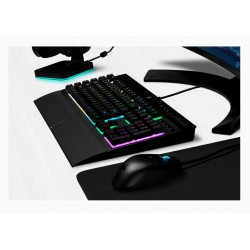 Corsair | Rubber Dome | K55 RGB PRO | Gaming keyboard | Gaming Keyboard | RGB LED light | US | Wired | Black