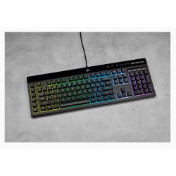 Corsair | Rubber Dome | K55 RGB PRO | Gaming keyboard | Gaming Keyboard | RGB LED light | US | Wired | Black