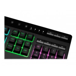 Corsair | Rubber Dome | K55 RGB PRO | Gaming keyboard | Gaming Keyboard | RGB LED light | US | Wired | Black