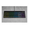 Corsair | Rubber Dome | K55 RGB PRO | Gaming keyboard | Gaming Keyboard | RGB LED light | US | Wired | Black
