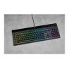 Corsair | Rubber Dome | K55 RGB PRO | Gaming keyboard | Gaming Keyboard | RGB LED light | US | Wired | Black