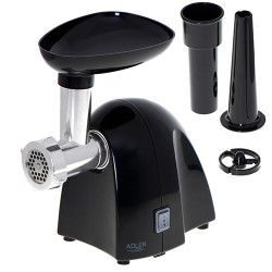 Adler | Meat mincer | AD 4811 | Black | 600 W | Number of speeds 1 | Throughput (kg/min) 1.8 | 3 replaceable sieves: 3mm for gri