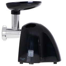 Adler | Meat mincer | AD 4811 | Black | 600 W | Number of speeds 1 | Throughput (kg/min) 1.8 | 3 replaceable sieves: 3mm for gri