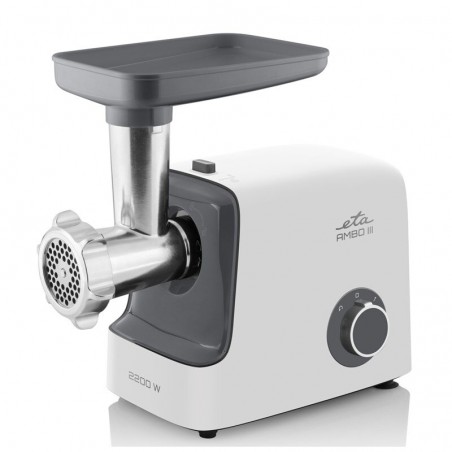 ETA | Meat mincer | ETA507590000 | White | 2200 W | Number of speeds | Throughput (kg/min) 2.3