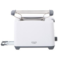 Adler | AD 3216 | Toaster | Power 750 W | Number of slots 2 | Housing material Plastic | White