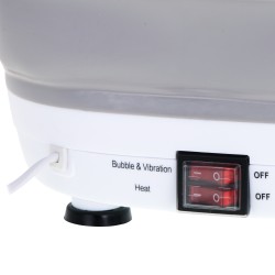 Camry | Foot massager | CR 2174 | Number of massage zones | Bubble function | Heat function | 450 W | White/Silver