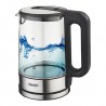 Mesko | Kettle | MS 1301b | Electric | 1850 W | 1.7 L | Glass/Stainless steel | 360 rotational base | Black