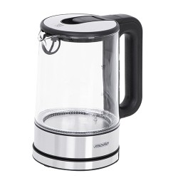 Mesko | Kettle | MS 1301b | Electric | 1850 W | 1.7 L | Glass/Stainless steel | 360 rotational base | Black
