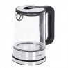 Mesko | Kettle | MS 1301b | Electric | 1850 W | 1.7 L | Glass/Stainless steel | 360 rotational base | Black