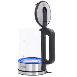 Mesko | Kettle | MS 1301b | Electric | 1850 W | 1.7 L | Glass/Stainless steel | 360 rotational base | Black