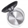 Mesko | Kettle | MS 1301b | Electric | 1850 W | 1.7 L | Glass/Stainless steel | 360 rotational base | Black