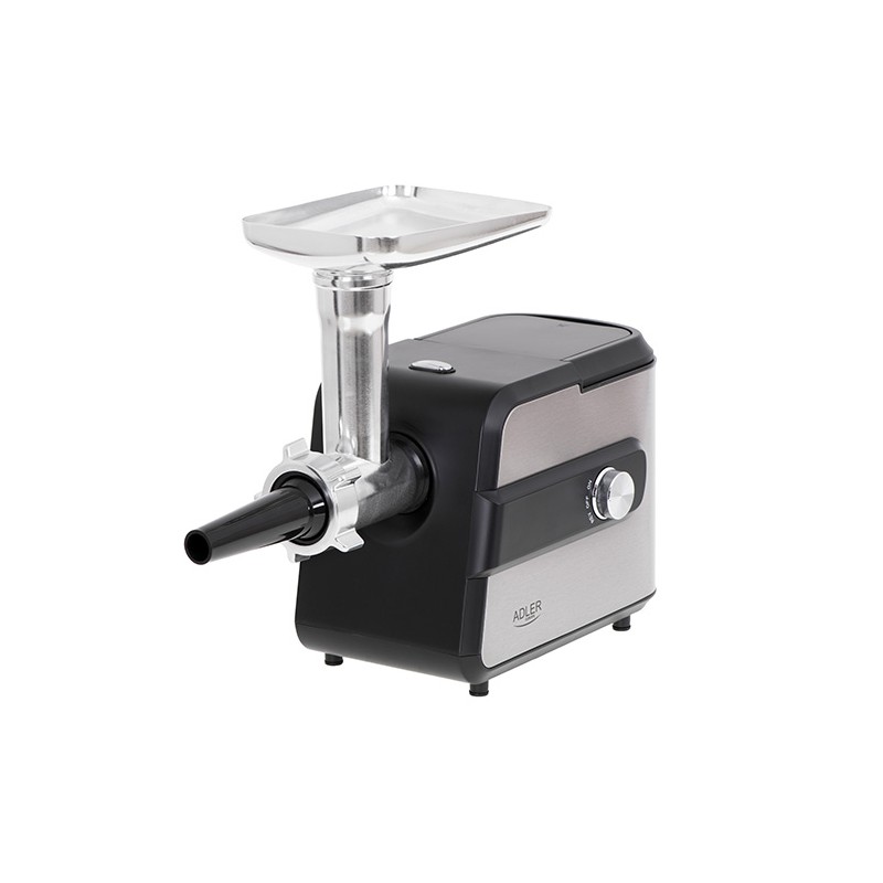 Adler | Meat mincer with a shredder | AD 4813 | Silver/Black | 600 W | Number of speeds 2 | Throughput (kg/min) 1