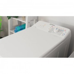 INDESIT | BTW L60400 EE/N | Washing machine | Energy efficiency class C | Top loading | Washing capacity 6 kg | 951 RPM | Depth 