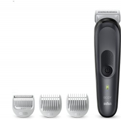 Braun | BG3350 | Body Groomer | Cordless and corded | Number of length steps | Number of shaver heads/blades | Black/Grey