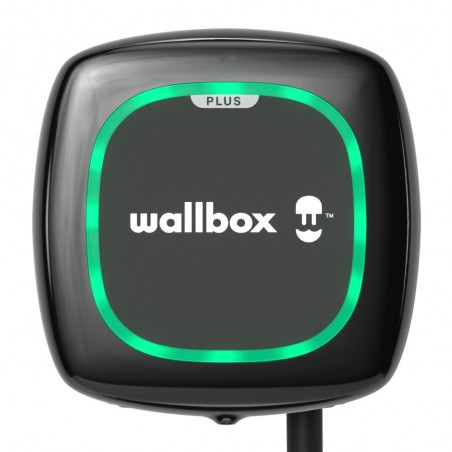 Wallbox Pulsar Plus Electric Vehicle charger, 5 meter cable Type 2, 7,4kW, RCD(DC Leakage) + OCPP, Black Wallbox | Pulsar Plus E