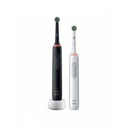 Oral-B | Pro3 3900 Cross Action | Electric Toothbrush | Rechargeable | For adults | ml | Number of heads | Black and White | Num
