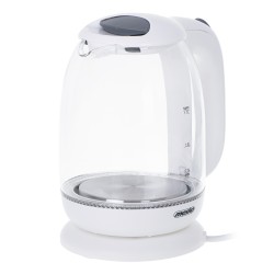 Mesko | Kettle | MS 1302w | Electric | 2200 W | 1.7 L | Glass | 360 rotational base | White
