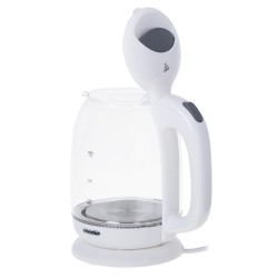 Mesko | Kettle | MS 1302w | Electric | 2200 W | 1.7 L | Glass | 360 rotational base | White
