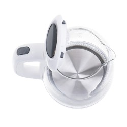 Mesko | Kettle | MS 1302w | Electric | 2200 W | 1.7 L | Glass | 360 rotational base | White