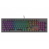 Genesis | THOR 303 | Mechanical Gaming Keyboard | RGB LED light | US | Black | Wired | USB Type-A | 1152 g | Outemu Red