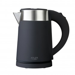 Adler | Kettle | AD 1372 | Electric | 800 W | 0.6 L | Plastic/Stainless steel | 360 rotational base | Black