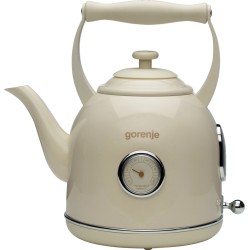 Gorenje | Kettle | K17CLIN | Electric | 2000 W | 1.7 L | Plastic/Metal | 360 rotational base | Ivory