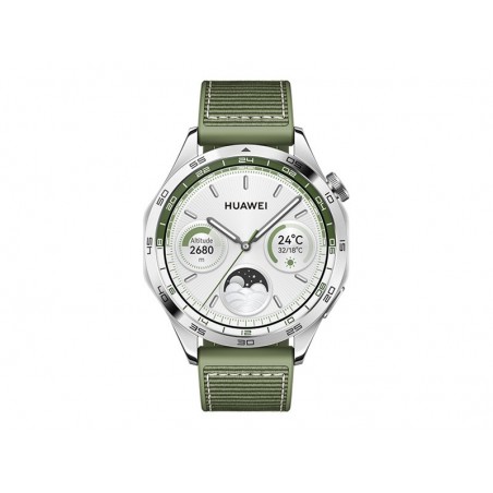GT 4 | 4 | Smart watch | GPS (satellite) | AMOLED | 46 mm | 46mm | Waterproof | Green Woven