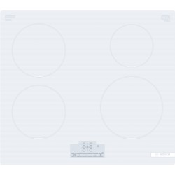 Bosch | PUE612BB1J | Hob | Induction | Number of burners/cooking zones 4 | Touch | Timer | White